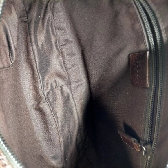 Gucci Shoulder Bag Brown Canvas 417-070325 - Picture 11 of 13